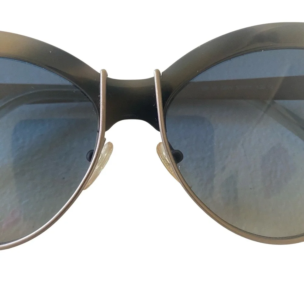 Emilio Pucci EP 111 Cat Eye Sunglasses Brown Grey Blue Gradient‎ Made in Italy